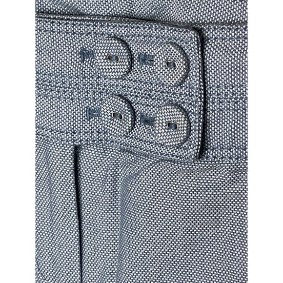 Ann Taylor Pants Womens 6P Petites Small SP Cropped Wide Leg Blue Work Casual - Picture 6 of 13